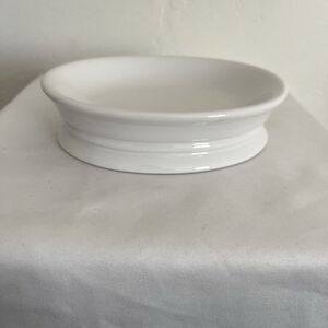 Allure 2003 White Ceramic Soap Dish 4”x 5” Bathroom Decor Glossy Vintage EEUC